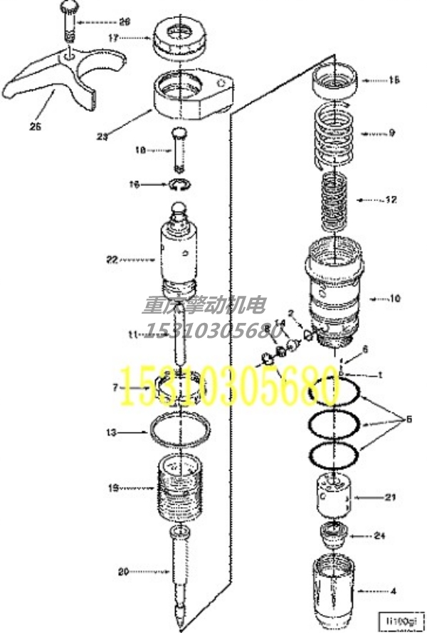 康明斯喷油器 3071497