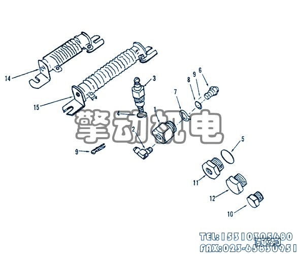 康明斯带垫螺栓 S102