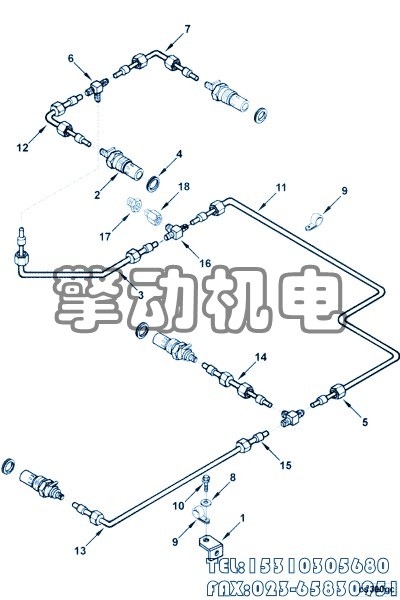 康明斯半园键 S300