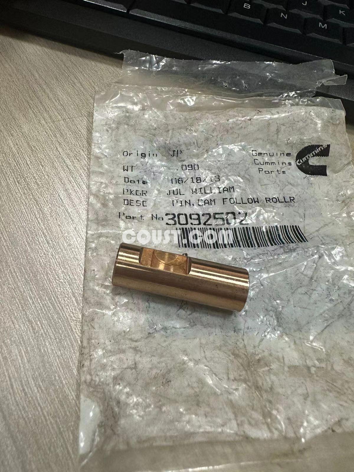 康明斯 ISBE CM800柴油引擎配件 3092502型号凸轮随动器滚轮销